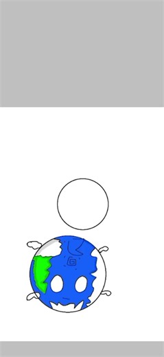 drawing earth and moon/luna