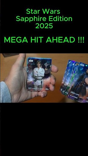 Star Wars Sapphire Edition MEGA HIT AHEAD ! #starwars #tradingcards #topps