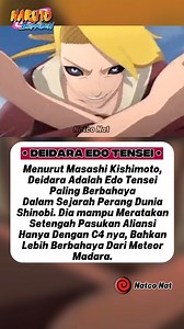 Deidara Edo tensei paling berbahaya, gimana menurut kalian apa ada yang lebih dari dia?! #narutoshippuden #naruto #narutouzumaki #anime #fakta #faktaunik #quotes #fypageシ #quotes #monetisasikonten | Natco Nat