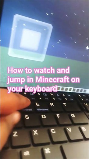 how to walk and jump in Minecraft on a keyboard