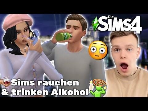 Sims können RAUCHEN und ALKOHOL trinken 😨 - Die Sims 4 Basemental Drug Mod 🧪