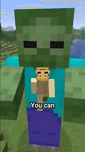 How to summon a GIANT ZOMBIE in Minecraft #minecraft #shorts