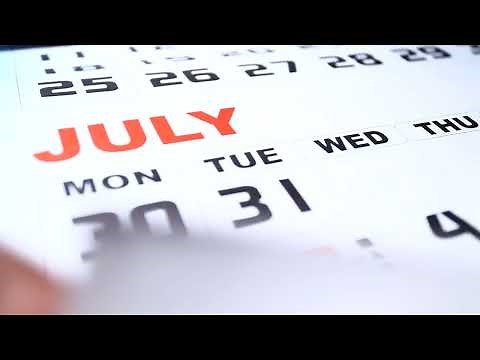 Calendar | Non-Copyrighted Stock Footage