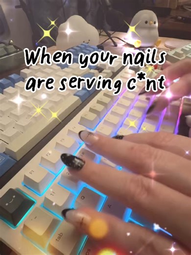 Keeb girl problems- retraining yourself to type and mod with long nails 😵‍💫 #nailart #keebtok#keyboardmod #RateMyKeyboard #mechanicalkeyboard #keyboardasmr #thocky #moddedkeyboard #keyboardshort #asmrtyping #customkeyboard #cozy #FYP #homeoffice #tech #desksetup #keyboard #techtok #cozyathome #workfromhome #shopping #thocky #asmr #keyboardcollection #corporategirlies #customkeyboard