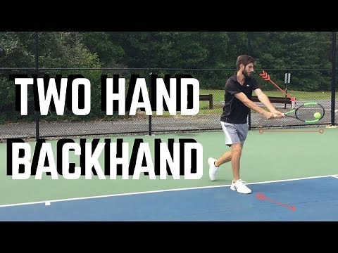 How to Hit A Modern Two Handed Backhand | Connecting Tennis | Backhand