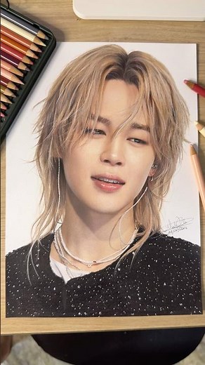 Continuando a saga dos desenhos dos membros do BTS #jimin #bts #art #drawing