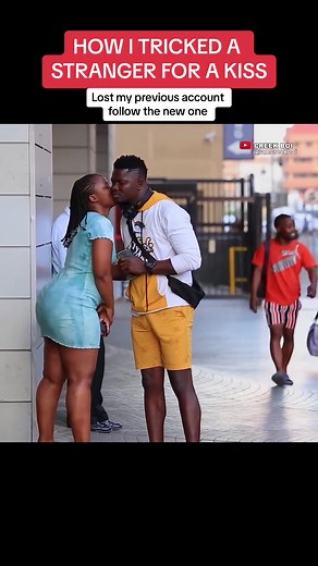 Tricking a Stranger for a Kiss: Hilarious Prank Gone Wrong