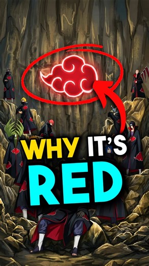 Why are the Akatsuki clouds Red?