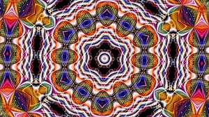 Kaleidoscope Art, Pattern, Ornament. Free Stock Video