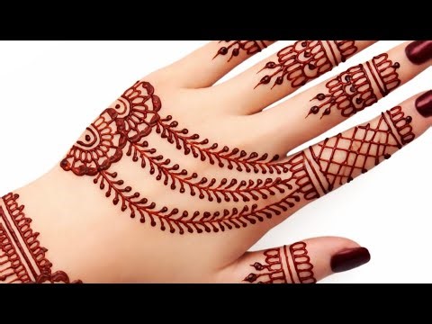 Back Hand Mehndi Design 2026|| Stylish & Easy Henna Pattern|| Latest Stylish & Trending Henna Ideas