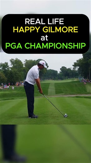 Real Life HAPPY GILMORE at PGA Championship