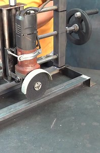 Metal Scroll Miter Saw Cutting Jig #diy #craft #crafty #metalworking #crafts #DiYer #tooltips #tips #diyer #making #Metal #metalwork #jigs #hack #trick #make #handmadegifts #welder #we | Morgan George