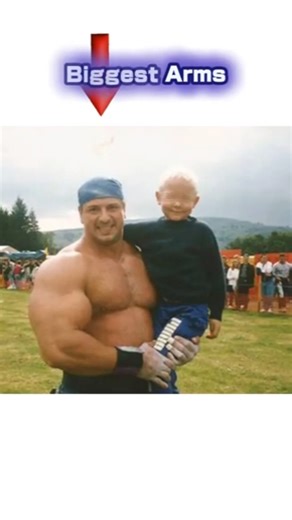 The Man With The Biggest Arms In Human History Never Did A Single Curl #gymmotivation #gym