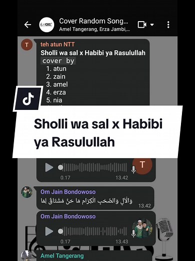 Sholli wa Sal: Habibi Ya Rasulullah sholawat cover