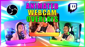 RGB Animated Twitch Camera Overlays ( AE Project file)
