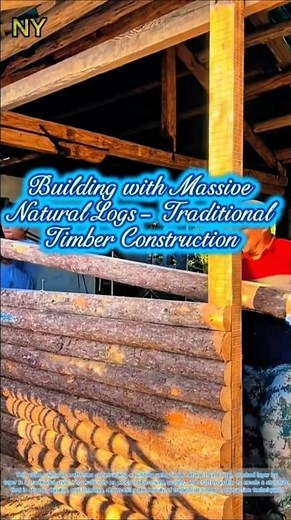 Building with Massive Natural Logs – Traditional Timber Construction.
