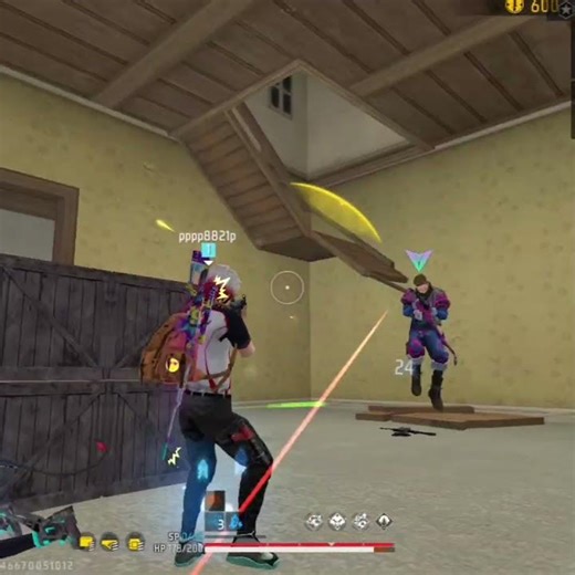 low hp gameplay in free fire