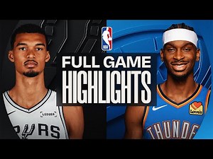 SPURS at THUNDER | FULL GAME HIGHLIGHTS | January 13, 2026