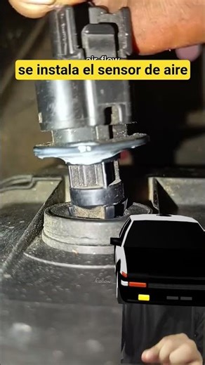 How to install an air sensor #drivingtest #car #mechanics