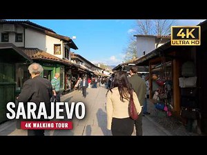 I Didn’t Expect Sarajevo to Look Like This 😲 4K Walking Tour – Bosnia and Herzegovina