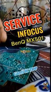 Service Infokus Projector BenQ MX 501 Mati Total #infocus #benqmonitor