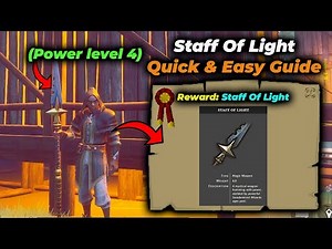 How to Get & Craft the Staff of Light (Power Level 4 Mage Weapon) | RuneScape Dragonwilds Guide!