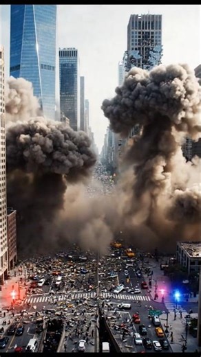 PART 2/ Massive Building Explosion – Cinematic Disaster”|🔥🚒| AI Disaster Simulation 😲