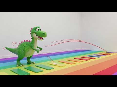 Dino Learns Shapes Today | Shapes Song for Kids & Toddlers