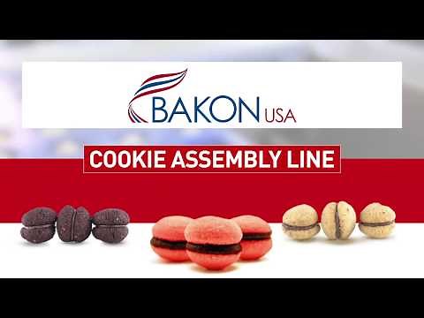 Cookie Assembly Line - How to automate the production of cookies by Bakon USA?