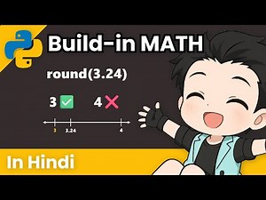 Build-in math functions in PYTHON in 3 minutes! | In Hindi