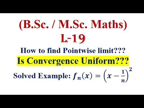 Solved Question on Uniform convergence of sequence of functions | How to check uniform convergence