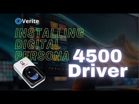 Install Digital Persona 4500 Driver - The Easy Way