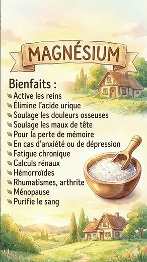 Magnésium : Le Minéral Magique Qui Soulage Douleurs, Anxiété & Fatigue ... !