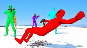 Alien Wars - 外星人NPC战斗3