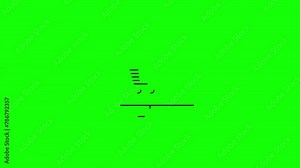 Shopping cart icon outline animation on Greenscreen background. Trolley for goods. Consumerism. E commerce. Store basket, shopping cart, icon, outline, animation, white background, trolley for goods.