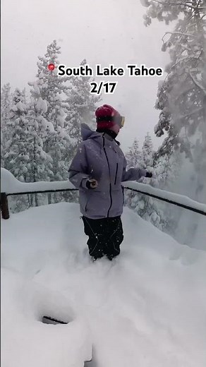 Lake Tahoe’s First Huge Snowstorm of 2026