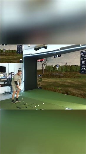 Golf Simulator Fail: "I QUIT!" This Swing Went WRONG! #shorts