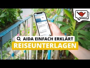 Reiseunterlagen (AIDA Ticket) | AIDA einfach erklärt 💡