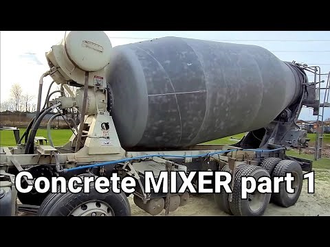 Concrete MiXeR Truck SandBlasting Part 1 the Drum