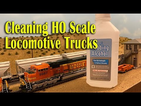 How To Clean HO Scale Locomotive Wheels