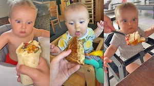 39K views · 536 reactions | Their expressions when they see the food.. Totally adorable and super funny  | World Of Babies | Facebook