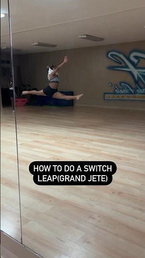 How to do a switch leap or switch grand jete'. Majorette/HBCU Dance Technique