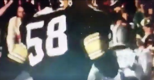 WATCH: Jack Lambert throws down Cliff Harris in Super Bowl X