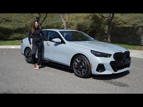 2024 BMW 530i Review in Brooklyn Gray M Sport / 20" M Wheels / i5 M60 Cameo / BMW Review w/ Trish