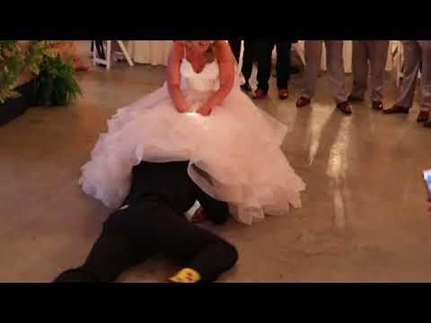 Misson Impossible Wedding Garter Toss