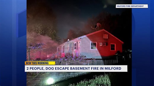 Milford residents escape midnight basement fire thanks to smoke alarms