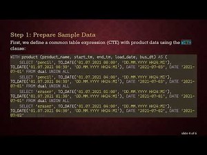 Using the Oracle Rank Function to Query Product Data Efficiently