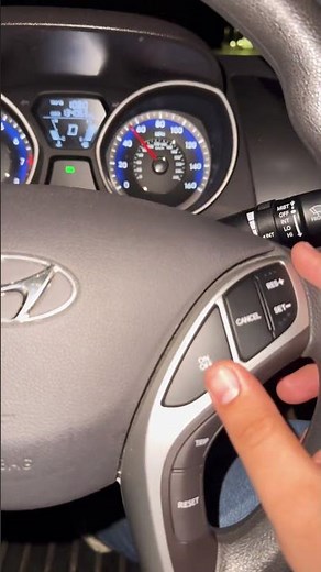 How to turn on Cruise Control in any car || Hyundai Elantra #hyundai #usa