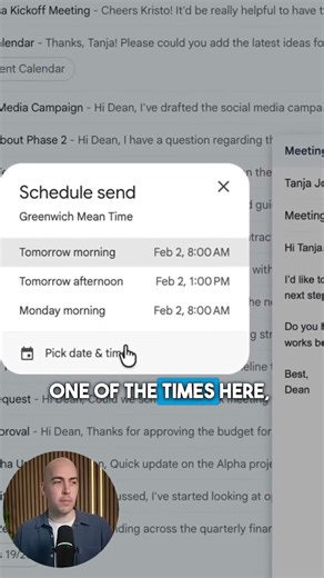 How to Schedule Emails in Gmail 📩 #tutorial