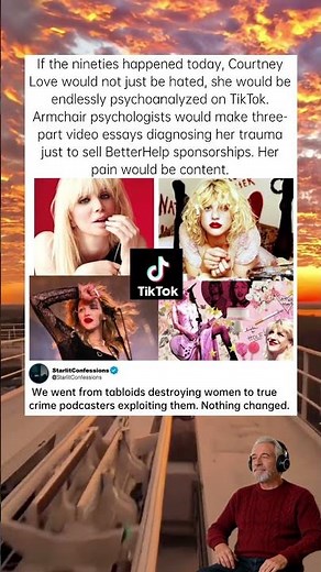 TikTok would have destroyed Courtney Love. #CourtneyLove #HoleBand #InternetCulture